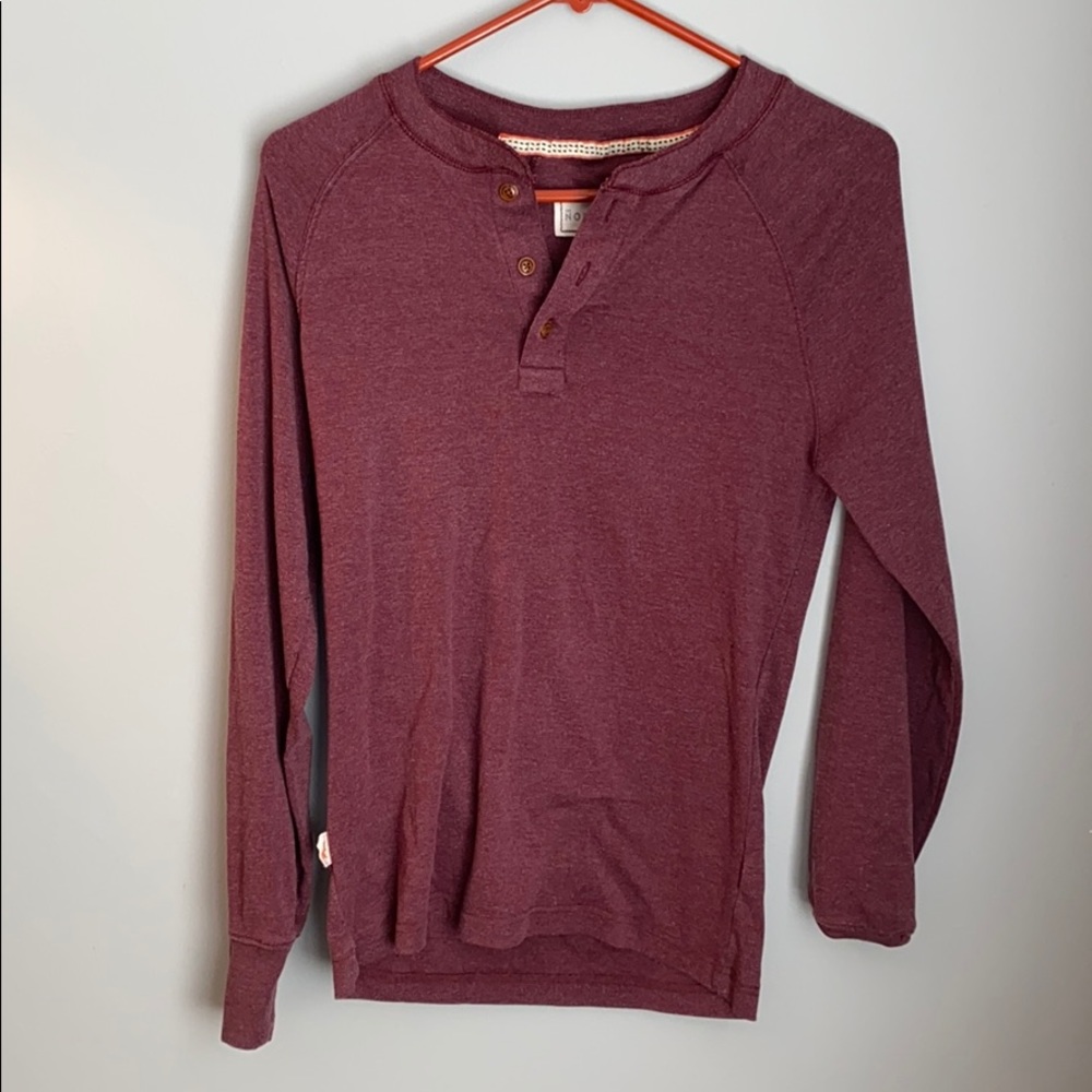 THE NORMAL BRAND QUARTER BUTTON TEE